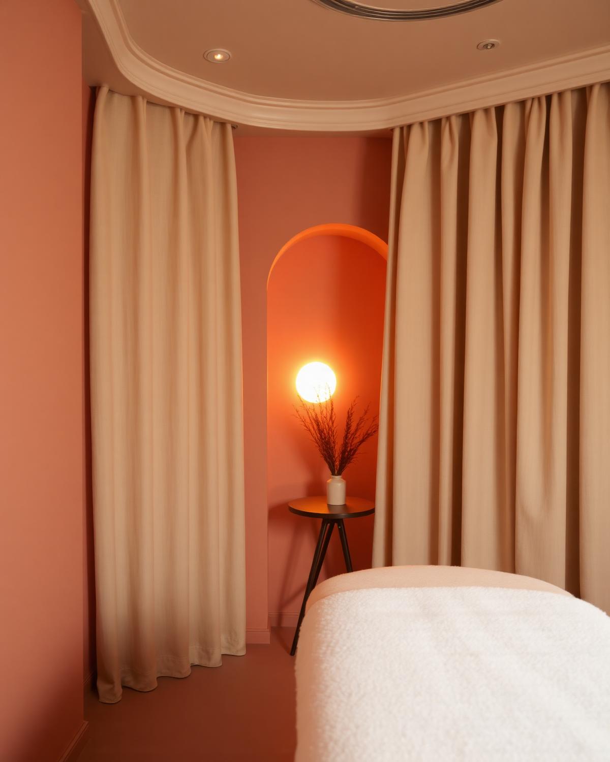 Warm minimalist treatment studio in Houston
